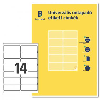 Univerzális címke 99,1x38,1mm
