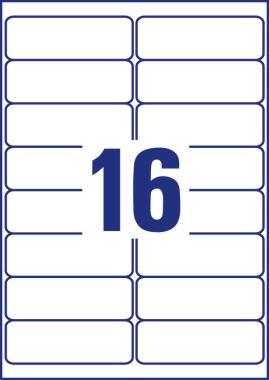 Avery újrahasznosított címzés címke 99,1 x 33,9 mm - fehér 100 ív