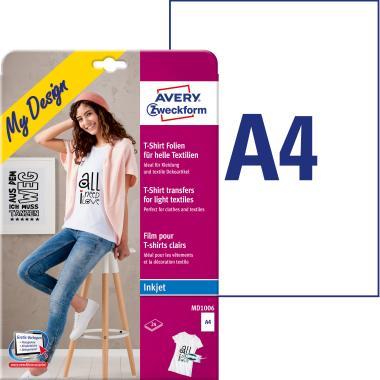 Avery textilre vasalható fólia, fehér és világos textíliákhoz