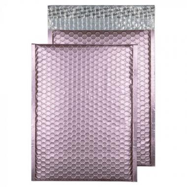 Metallic légpárnás tasak szilikonos MATT BABARÓZSASZÍN  BX100 324x230
