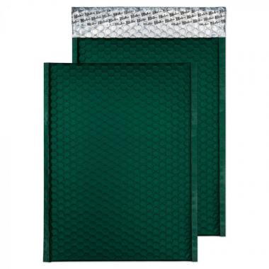 Metallic légpárnás tasak szilikonos MATT SÖTÉT FŰZÖLD 324x230