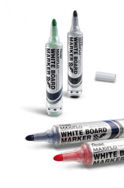 Pentel táblamarker kerek hegyű Maxiflo 2,5 mm - piros