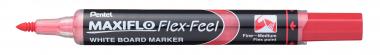 Pentel táblamarker hajlékony hegyű Maxiflo FlexF 1-5 mm - piros