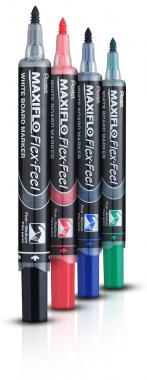 Pentel táblamarker hajlékony hegyű Maxiflo FlexF 1-5 mm - fekete