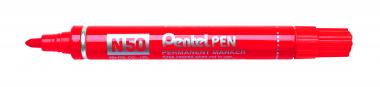 Pentel marker alkoholos kerek hegyű 2 mm - piros