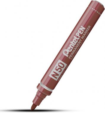Pentel marker alkoholos kerek hegyű 2 mm - barna