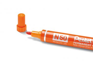 Pentel marker alkoholos kerek hegyű 2 mm - narancssárga