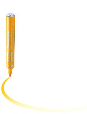 Pentel marker alkoholos kerek hegyű 2 mm - citromsárga