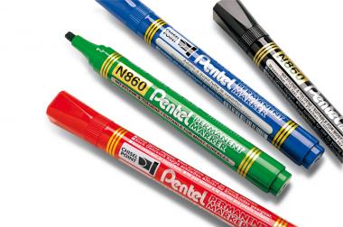 Pentel marker alkoholos vágott hegyű 0,6 - 4,5 mm - zöld