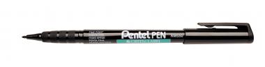 Pentel marker alkoholos tűhegyű 89%-ban újrahasznosított 2 mm - fekete