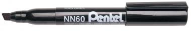 Pentel marker alkoholos vágott hegyű 85%-ban újrahasznosított 3,9 mm - 5,7 mm - fekete
