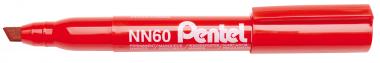 Pentel marker alkoholos vágott hegyű 85%-ban újrahasznosított 3,9 mm - 5,7 mm - piros