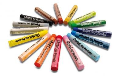 Pentel olajpasztell kréta 16 szín