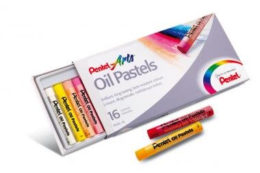 Pentel olajpasztell kréta 16 szín
