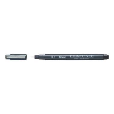 Pentel tűfilc Pointliner 0,1 mm - fekete