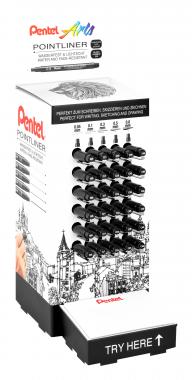 Pentel tűfilc Pointliner 30 db-os 5 féle írásképpel