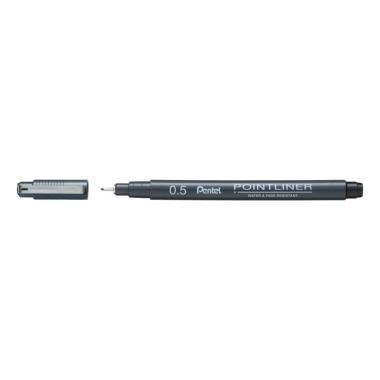 Pentel tűfilc Pointliner 0,5 mm - fekete
