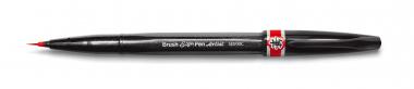 Pentel ecsettoll vékony Brush Sign Pen Artist - piros