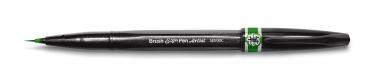 Pentel ecsettoll vékony Brush Sign Pen Artist - zöld