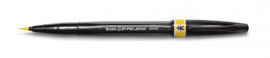 Pentel ecsettoll vékony Brush Sign Pen Artist - citromsárga