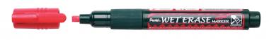 Pentel krétamarker törölhető folyékony fordítható heggyel 2-4 mm - piros