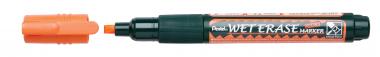 Pentel krétamarker törölhető folyékony fordítható heggyel 2-4 mm - narancssárga