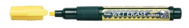 Pentel krétamarker törölhető folyékony fordítható heggyel 2-4 mm - citromsárga
