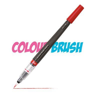Pentel ecsettoll aquarell tintával - piros