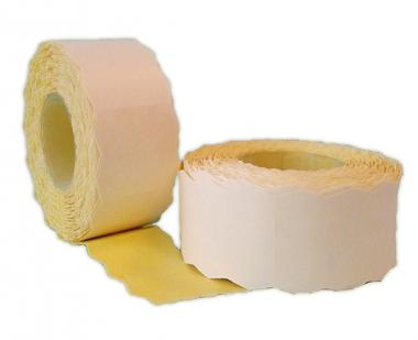 árazó szalag 25x12 mm SÁRGA színes