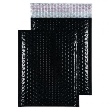 Légpárnás tasak szilikonos OLAJFEKETE C5+ 250x180