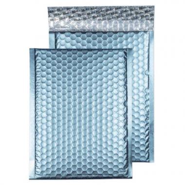 Metallic légpárnás tasak szilikonos MATT VILÁGOSKÉK  250x180