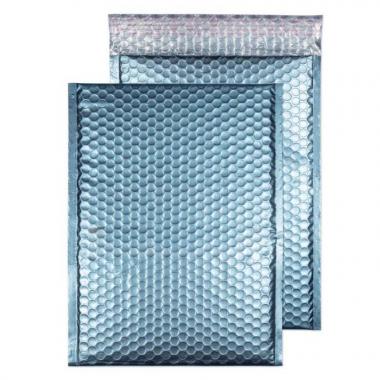 Metallic légpárnás tasak szilikonos MATT VILÁGOSKÉK 324x230