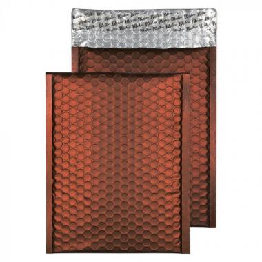 Metallic légpárnás tasak szilikonos MATT TEJCSOKOLÁDÉ 250x180