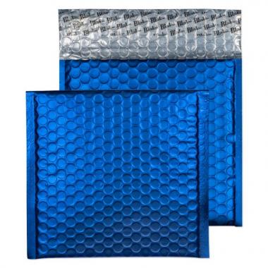 Metallic légpárnás tasak szilikonos MATT KIRÁLYKÉK CD 165x165