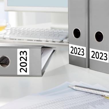 Avery fedő címke - fehér 60 x 24 mm 2023 évi felirattal