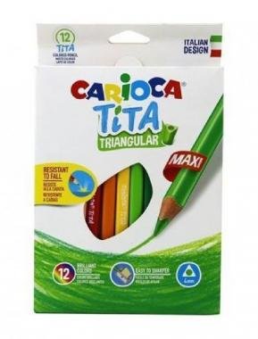 CARIOCA TITA 12 db-os MAXI színesceruza készlet