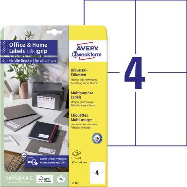 Avery univerzális címke - fehér 105 x 148 mm