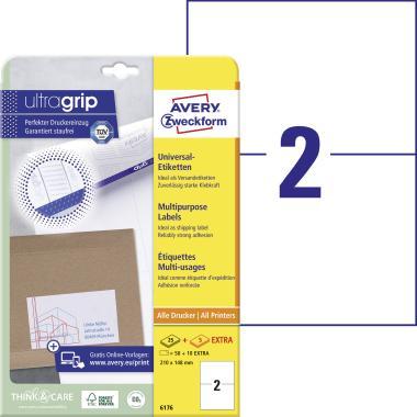 Avery univerzális címke - fehér 210 x 148 mm