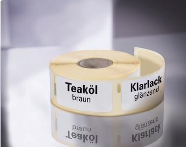 Avery tekercses öntapadó időjárásálló címke hőnyomtatóhoz 25x25mm - fehér