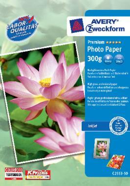 Avery prémium magasfényű fotópapír 10x15 300g - os