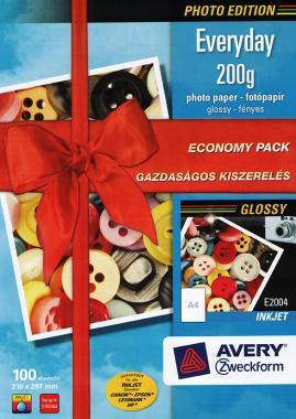 Economy fényes fotópapír A4 200g 100 ív