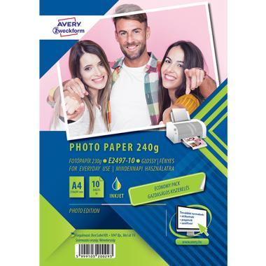 Economy fényes fotópapír A4 240g 10 ív