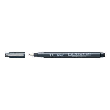 Pentel tűfilc Pointliner 1,0 mm - fekete