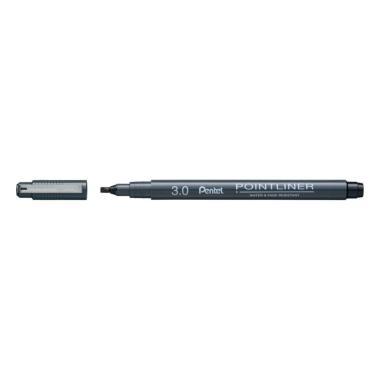 Pentel tűfilc kalligráfia Pointliner 3,0 mm - fekete