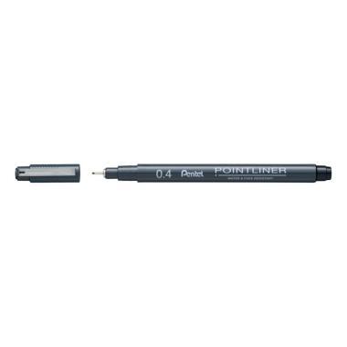 Pentel tűfilc Pointliner 0,4 mm - fekete