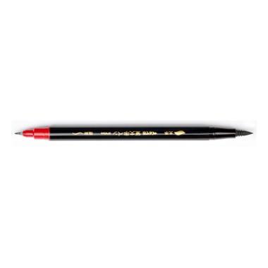 Pentel ecsettoll kétvégű - fekete