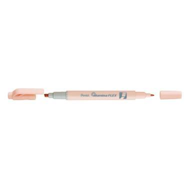 Pentel szövegkiemelő kétvégű pasztell  1,0 mm - 3,5 mm - narancssárga