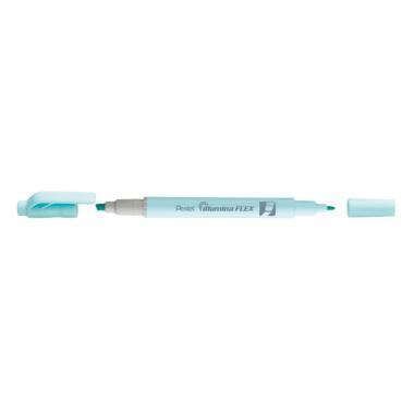 Pentel szövegkiemelő kétvégű pasztell  1,0 mm - 3,5 mm - kék