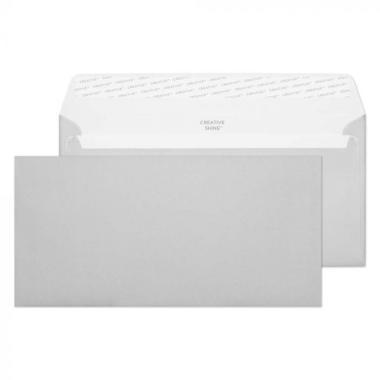 Boríték EZÜST Metál  114 × 229 mm DL+ (5 db/csomag)