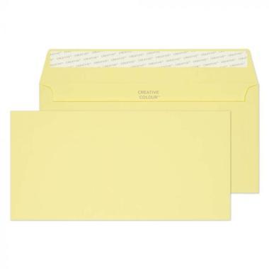 Boríték Pasztell Sárga 114 × 229 mm DL+ (5 db/csomag)